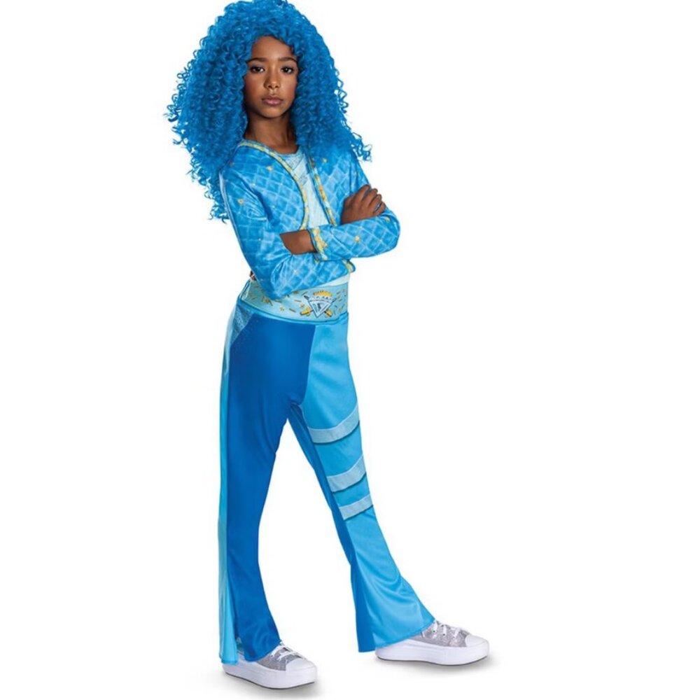 Descendants Chloe Halloween Costume 10/12 Jumpsuit Disney Kids Girls